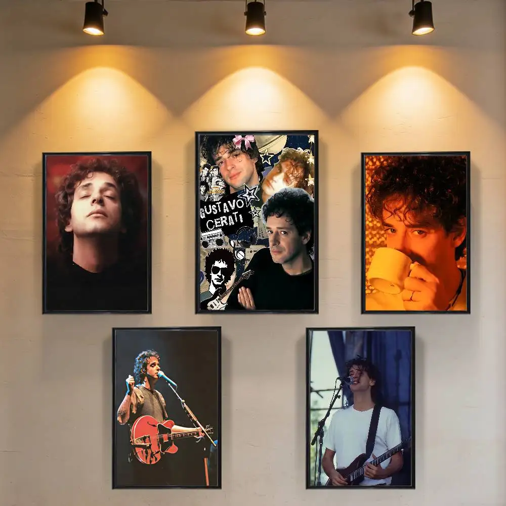 

Crimen Puente Gustavo Cerati High Quality Dorm Living Room Aesthetic Wall Decoration Painting Poster Stickers Gift