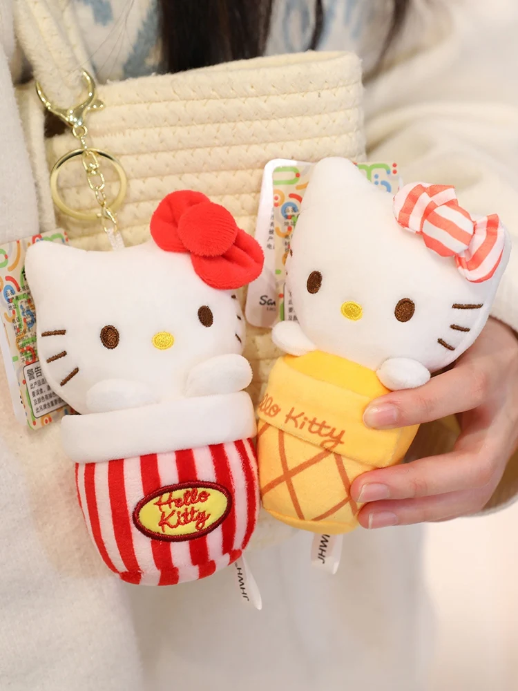 Sanrio Hello Kitty Toy Multiple pendants Plush Soft And Cute Doll Car Pendant