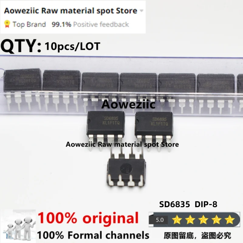 Aoweziic 2024 + 100% جديد وأصلي SD6830 SD6832 SD6834 SD6835 SD4840P SD4841P SD4842P SD4843P SD4844P DIP-8 رقاقة الطاقة