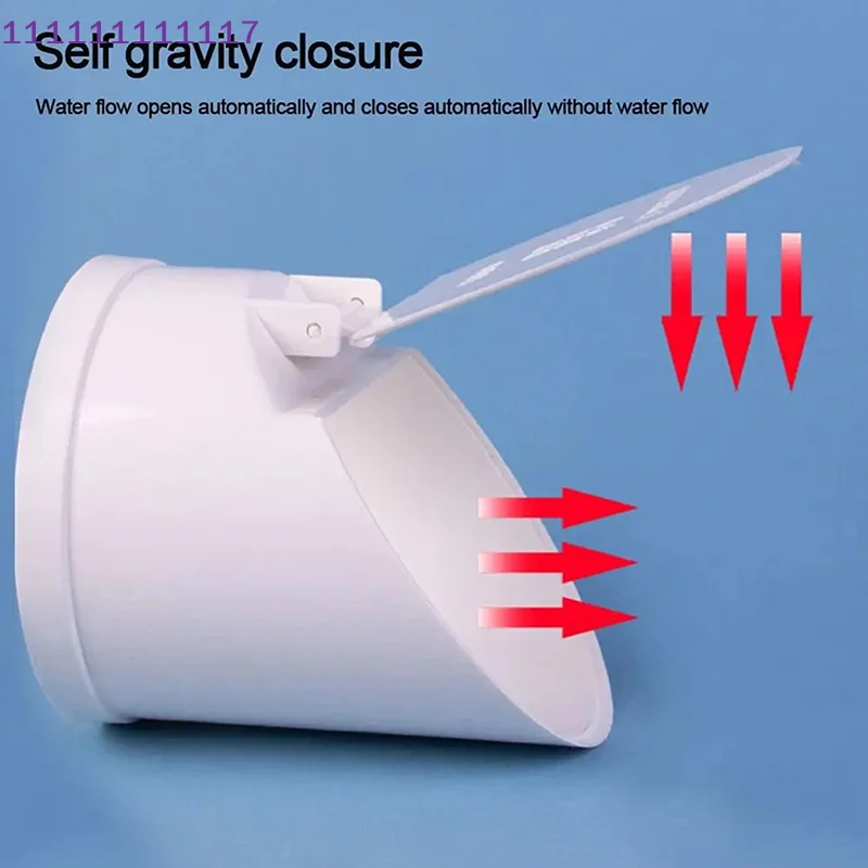 Septic Tank Outdoor Pipe Valve 50/75/110/160mm Drain Pipe Floor Drains Sewage Pipe Large Displacement Anti Odor Anti-rat Cover