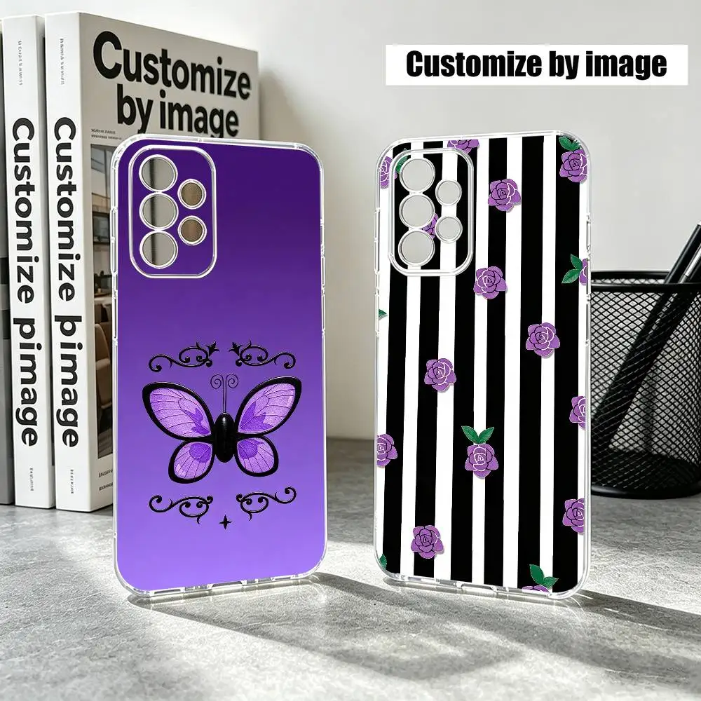 ANNA SUI Brand L-Logos  Phone Case For Samsung S25,S24,S21,S22,S23,S30,Ultra,S20,Plus,Fe Transparent Cover