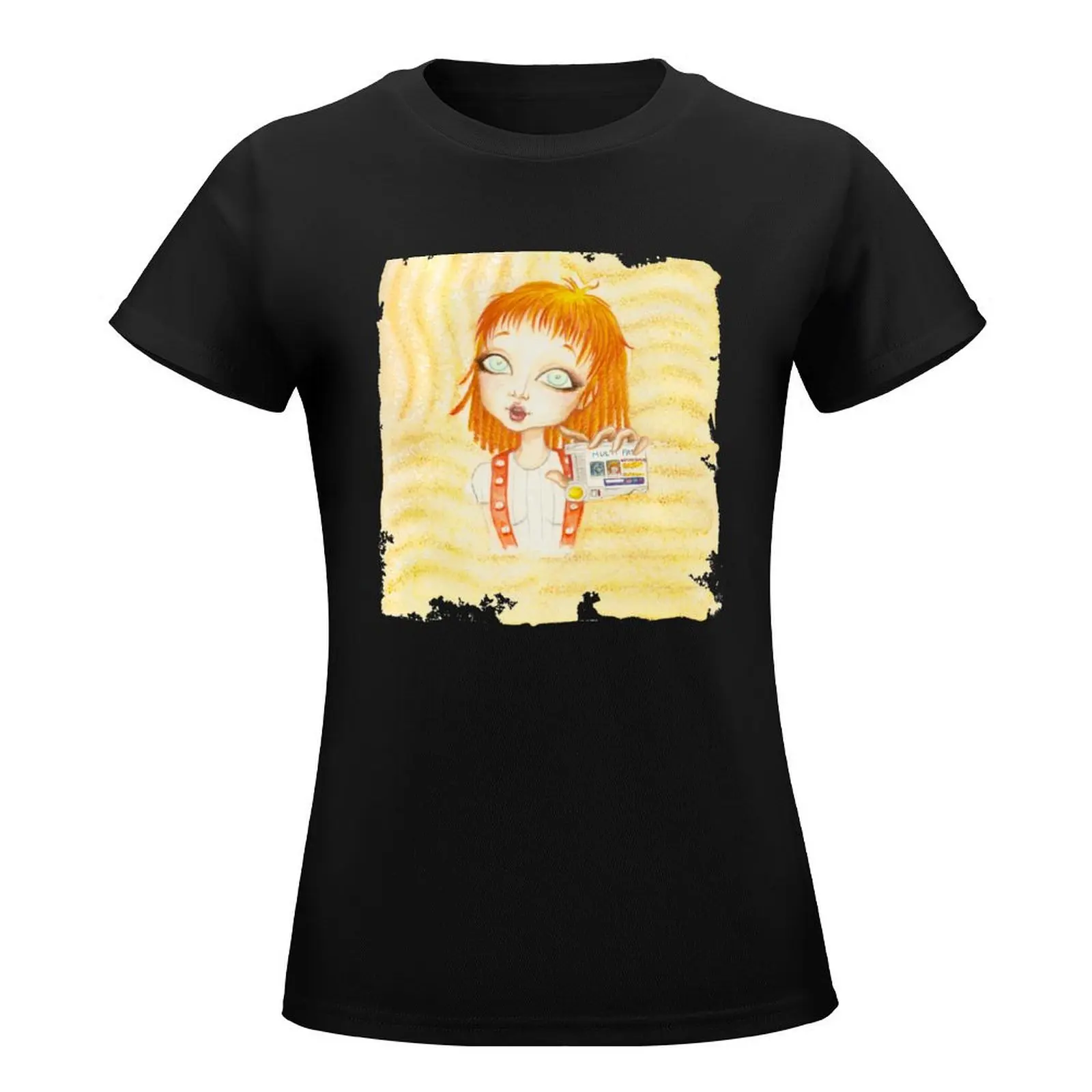 Multipass T-Shirt graphics Short sleeve tee korean Women's clothes