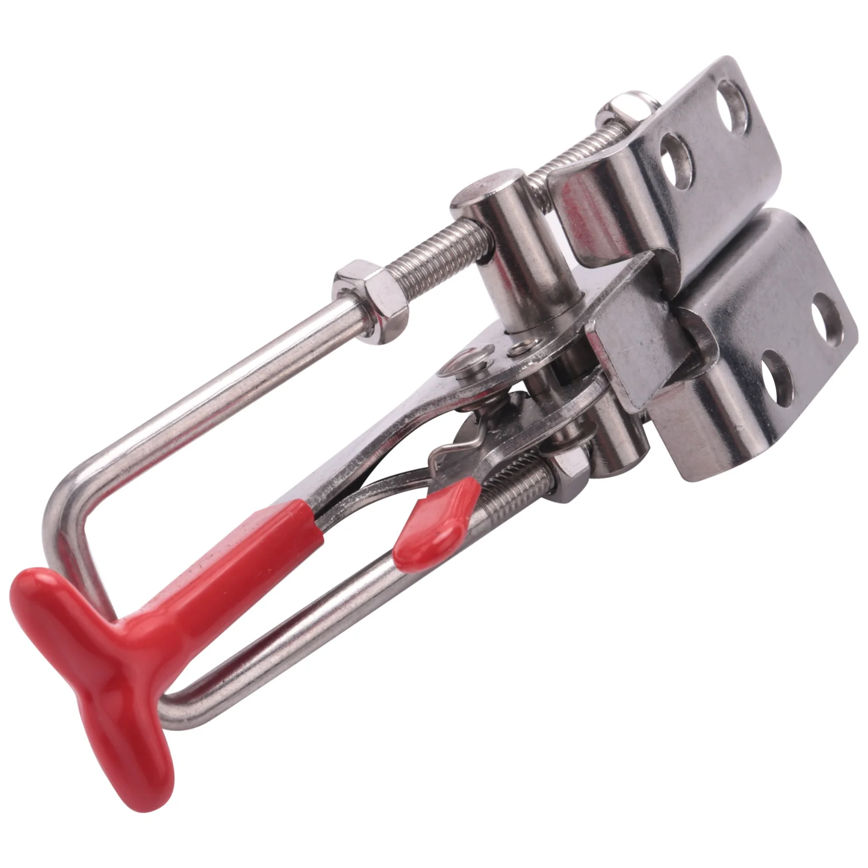 AT63 2-Pack 2000Lbs Heavy Duty Self-Lock Toggle Clamp, Adjustable U Bolt for Latch, Carbon Steel Quick Fixture for Machinery