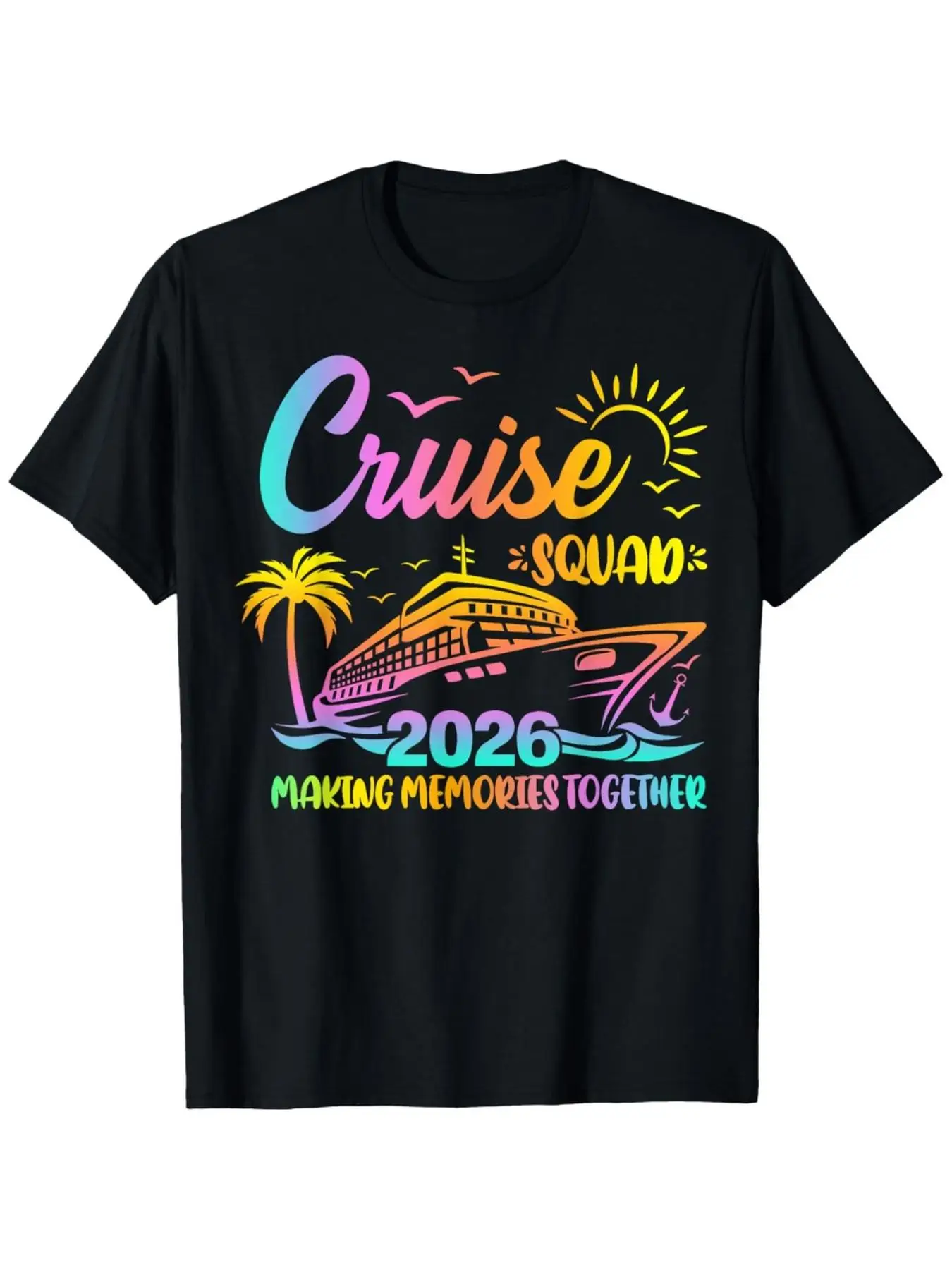 Cruise Squad 2026 Family Friends Vacation Matching Group T-Shirt | Comfort Fit Men'S Tee, Crew Neck, Ultra Soft, Breathable, Moi