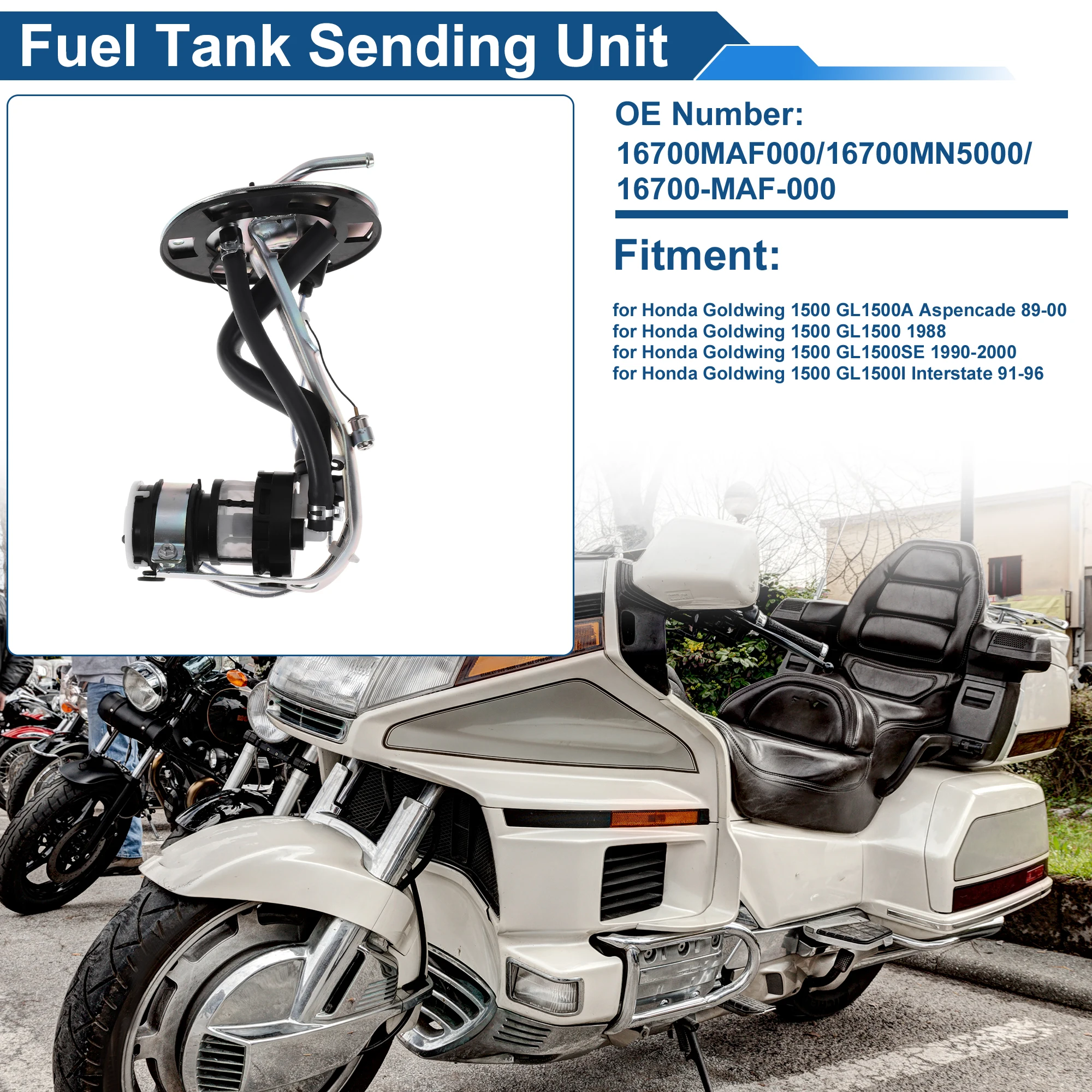 X Autohaux Fuel Level Sending Unit Module for Honda Goldwing 1500 GL1500A No.16700MAF000
