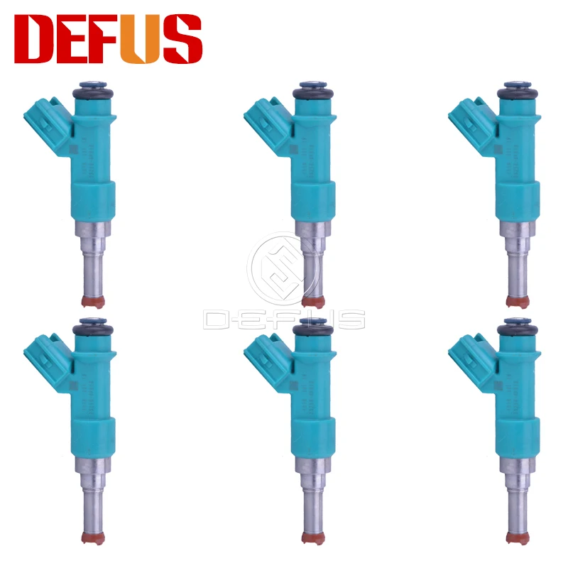 DEFUS 4/6/8Pcs 23250-0P010 Precise Spray Fuel Injecto Fits 10-18 Lexus Toyota 3.5 V6 Automotive Parts Replacement Part