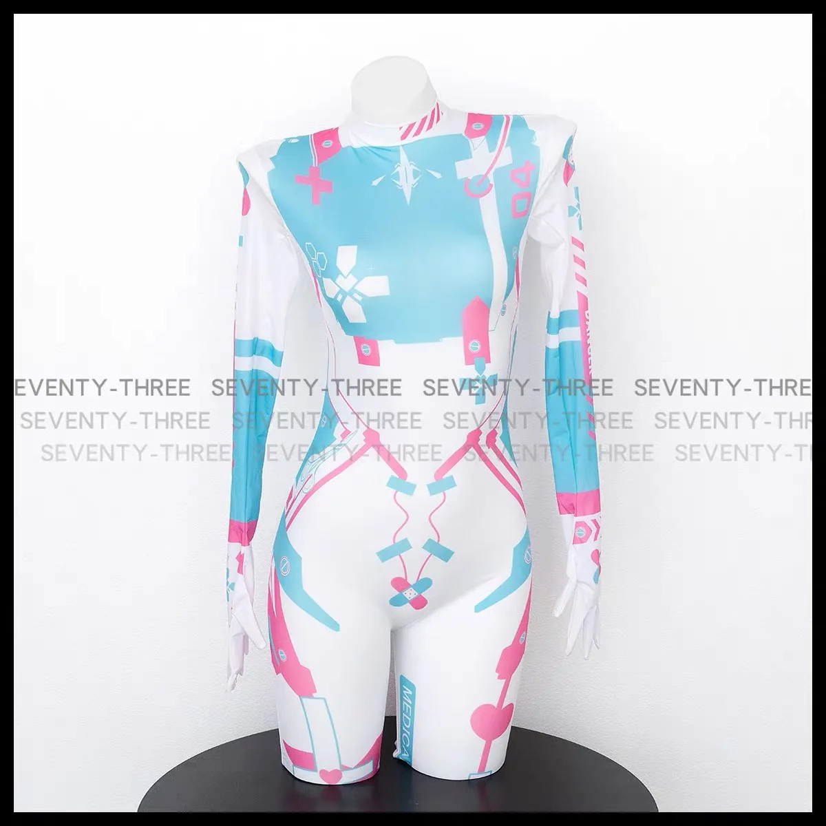 Sexy Women Cyber ​​Mechanical Clothes Punk Anime Tight Virtual World Jumpsuit Body Stockings Thin Romper Cosplay Costume 2025