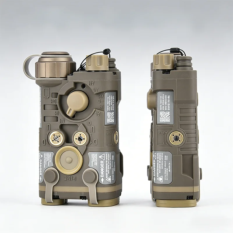 

Tactic NGAL IR Laser Sight with White Light & Red Laser Powered Picatinny Rail Mounted for Airsoft Hunting Tactical Gear (Tan)