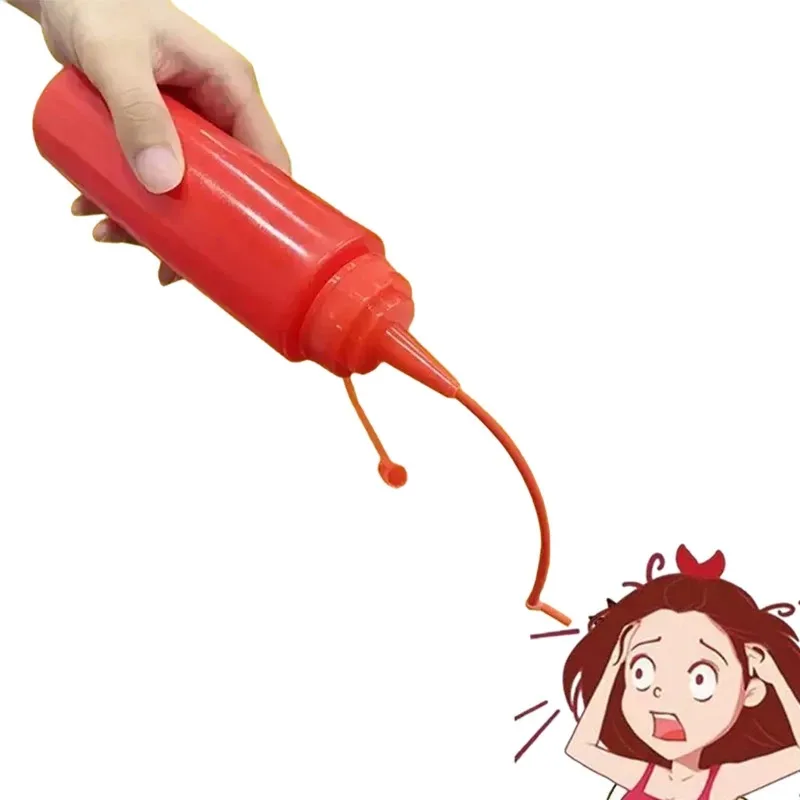 Botellas de Ketchup de Broma Divertidas, Bromas Prácticas, Broma de Salsa de Tomate, Juguetes Geniales para Adultos, Artículos de Miedo, Ketchup Falso, Regalo Sorpresa