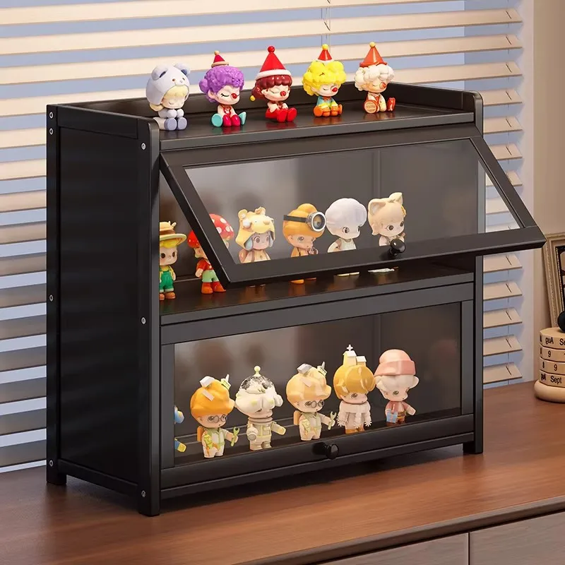 Multi-Layer Bread Storage Cabinet Dustproof Cup Holder Shelf Organizer Simple Style Home Storage Box Desktop Organizer