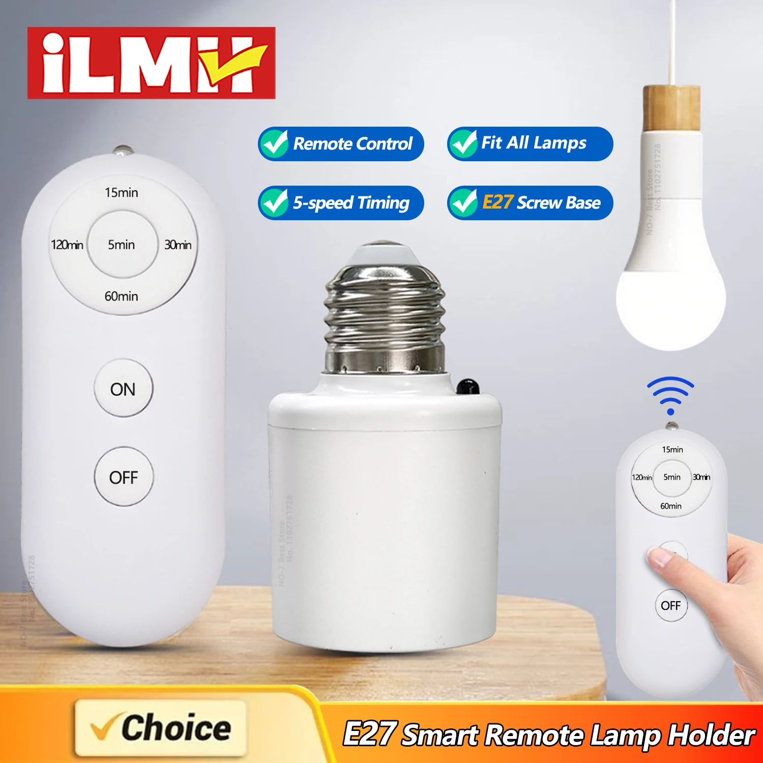 E27 60W Wireless Re…