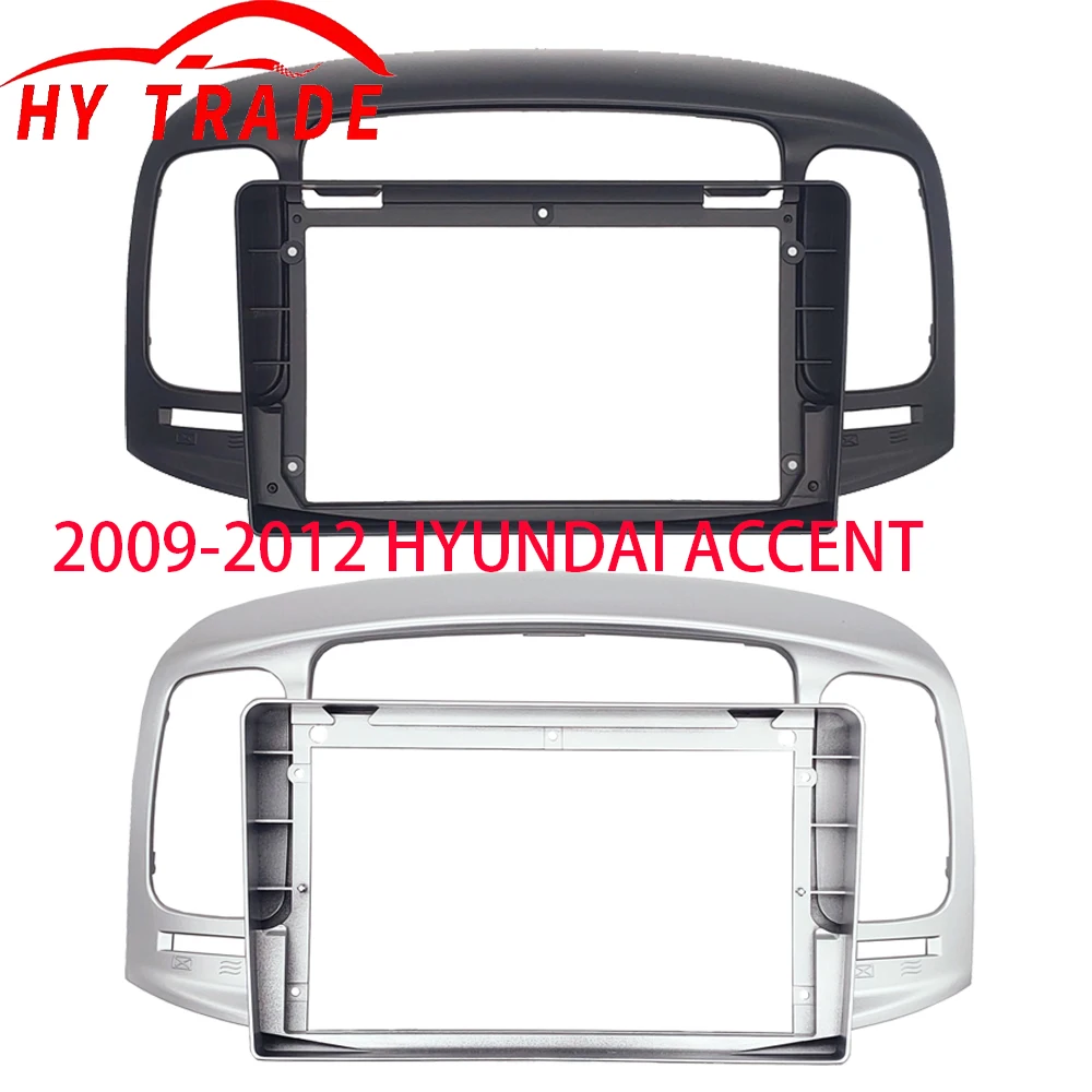 

Apply 2 Din Car Radio Fascia for HYUNDAI Accent 09-12 DVD Stereo Frame Plate Adapter Mounting Dash Installation Bezel Trim Kit