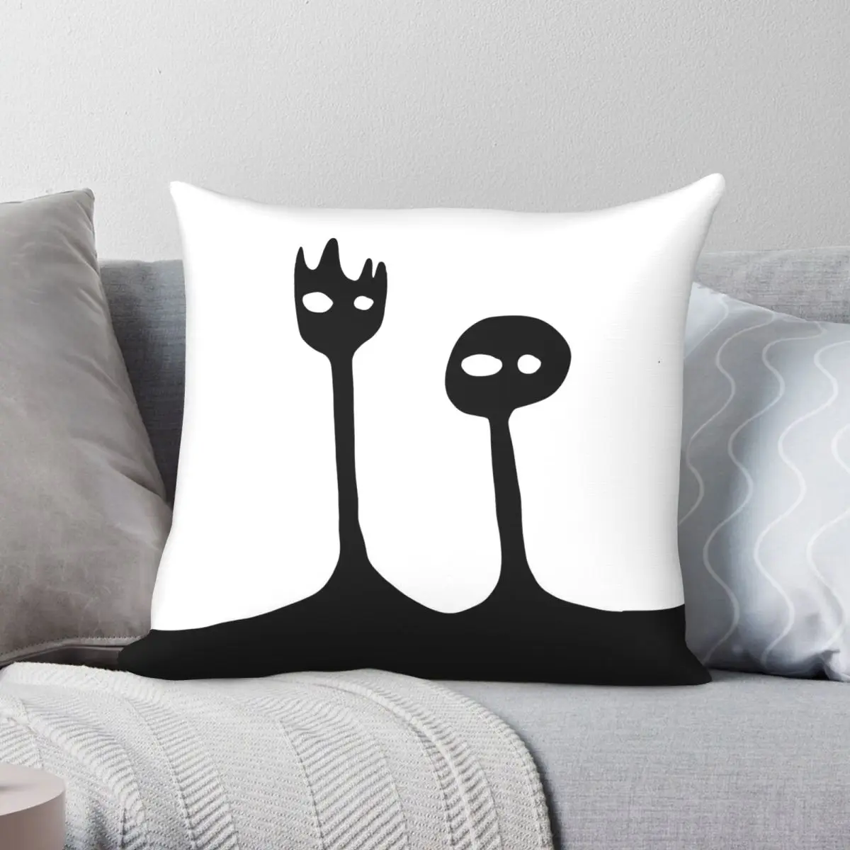 Nothing Alike Gym Buddies Pillowcase Polyester Linen Velvet Printed Zip Decor Pillow Case Home Cushion Case