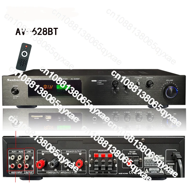 

2000W Bluetooth Power Amplifier Audio Subwoofers Home Karaoke Theater KTV HiFi Stereo Surround Sound Digital Amplifiers