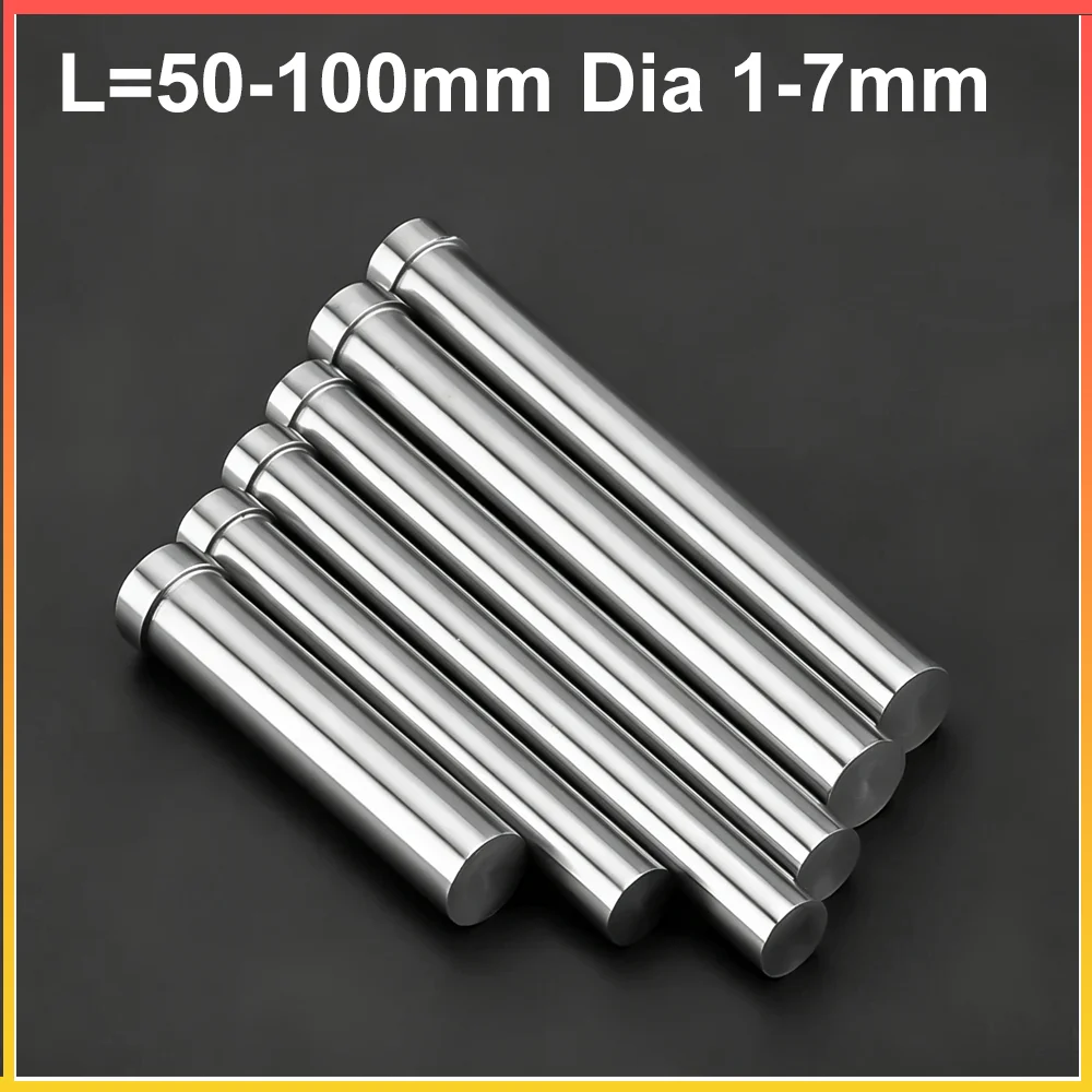 10 szt. wykrawaczy w kształcie litery T, wykonanych ze stali nierdzewnej SKD11, średnica 1-7 mm, długość 50-100 mm, precyzyjne igły do wykrawania.