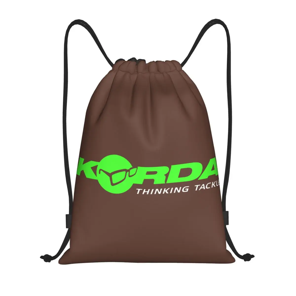 Korda Fishing Logo Drawstring Backpack Women Men Gym Sport Sackpack Foldable Fish Carp Fisherman Gift Training Bag Sack