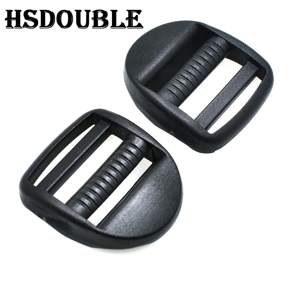 Plastic Ladder Lock Slider Adjustable Buckle for Tactical Backpack Straps Bag Parts Hardware