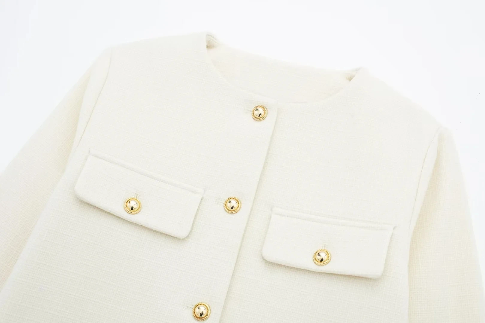 JNLEAOG automne nouveau femmes Faion ort Sle boutonné rabat couverture conception costume Jaet rue Sle coupe ajustée Polyester matériel