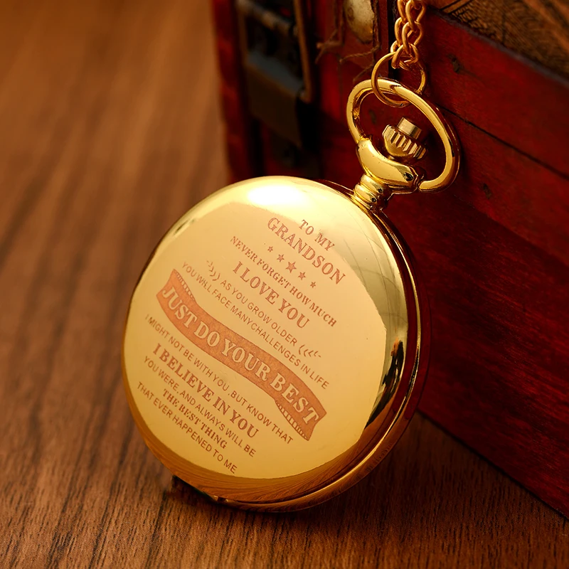 นาฬิกาควอตซ์ดีไซน์หรูหราพร้อมจี้ดีไซน์แบบพกพาสำหรับผู้ชายแฟชั่นเป็นของขวัญผู้ชายผู้หญิงดีที่สุด