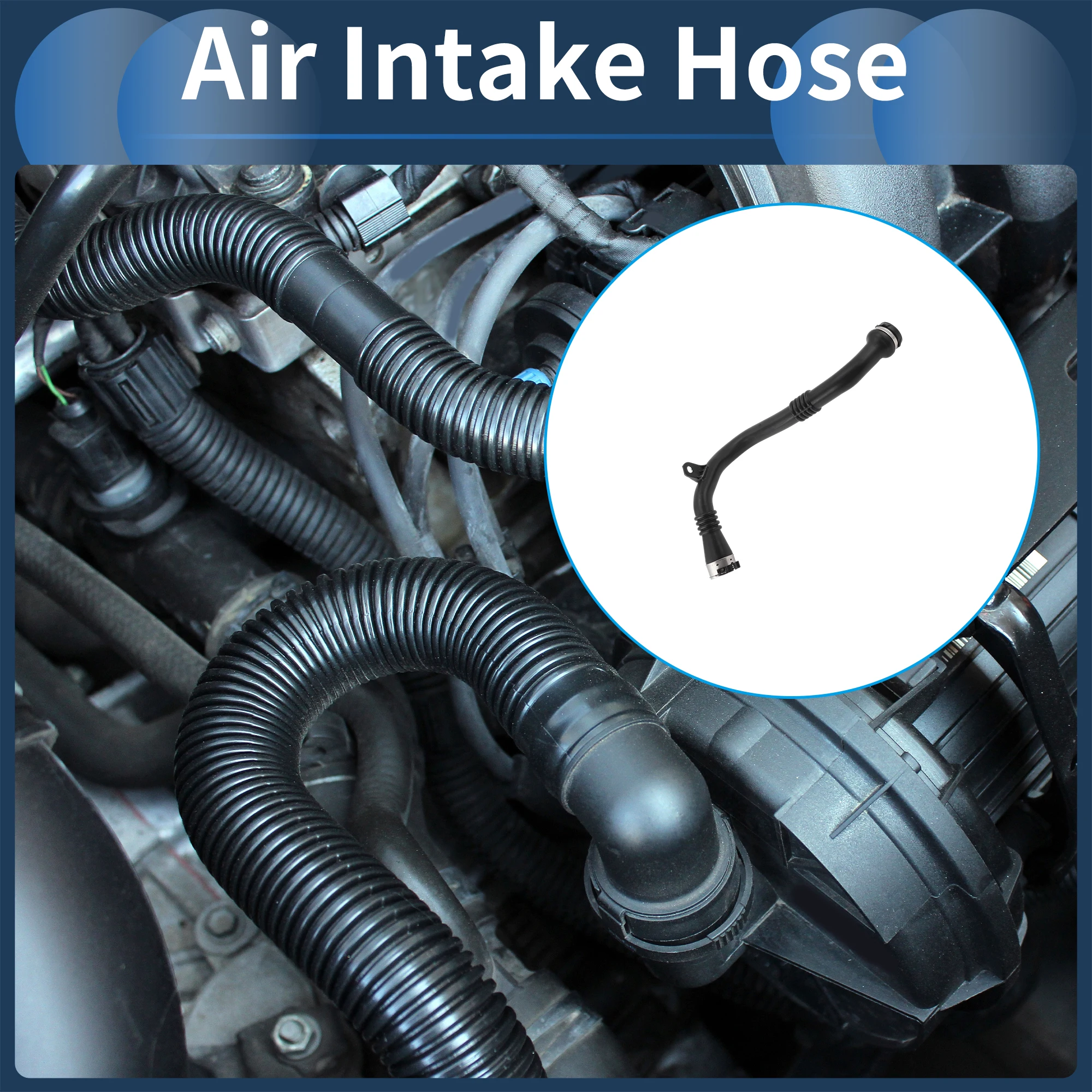 

UXCELL Engine Air Intake Hose for Renault Scenic Air Cleaner Intake Hose No.8200804000