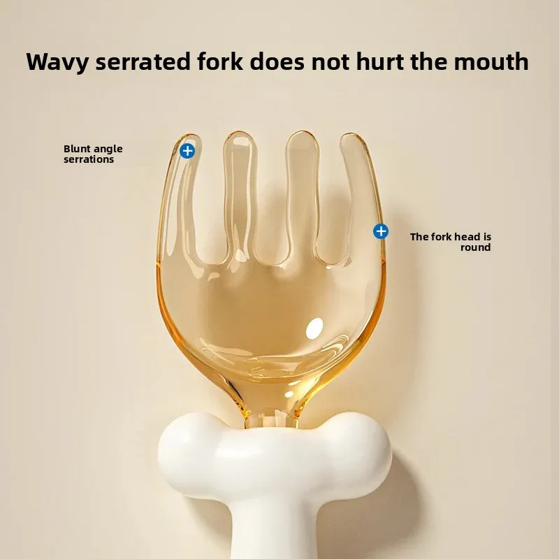 赤ちゃん用トレーニングスプーンとフォークセット、自己給餌用、柔軟なベビー食器、1歳以上の子供用、ベビー食事用アクセサリー