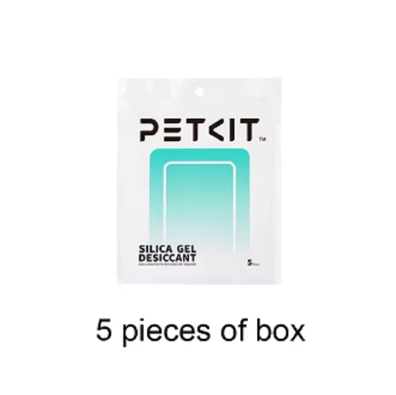 PETKIT Replaced esiccant Preservative Moisture-proofing agent for Smart Feeders -5 Packs transparent silica gel beads
