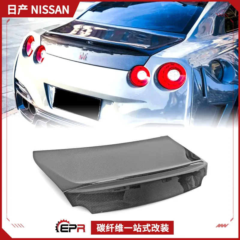 

Suitable for Nissan Ares GTR R35 carbon fiber car modification parts AS trunk cover, luggage compartment tail cover