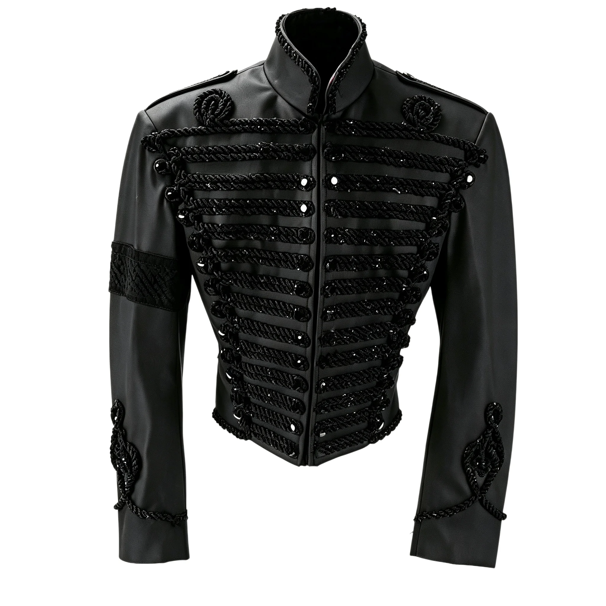 Rare Classic MICHAEL JACKSON CUSTOM BLACK ENGLAND STYLE JACKET IN 1998