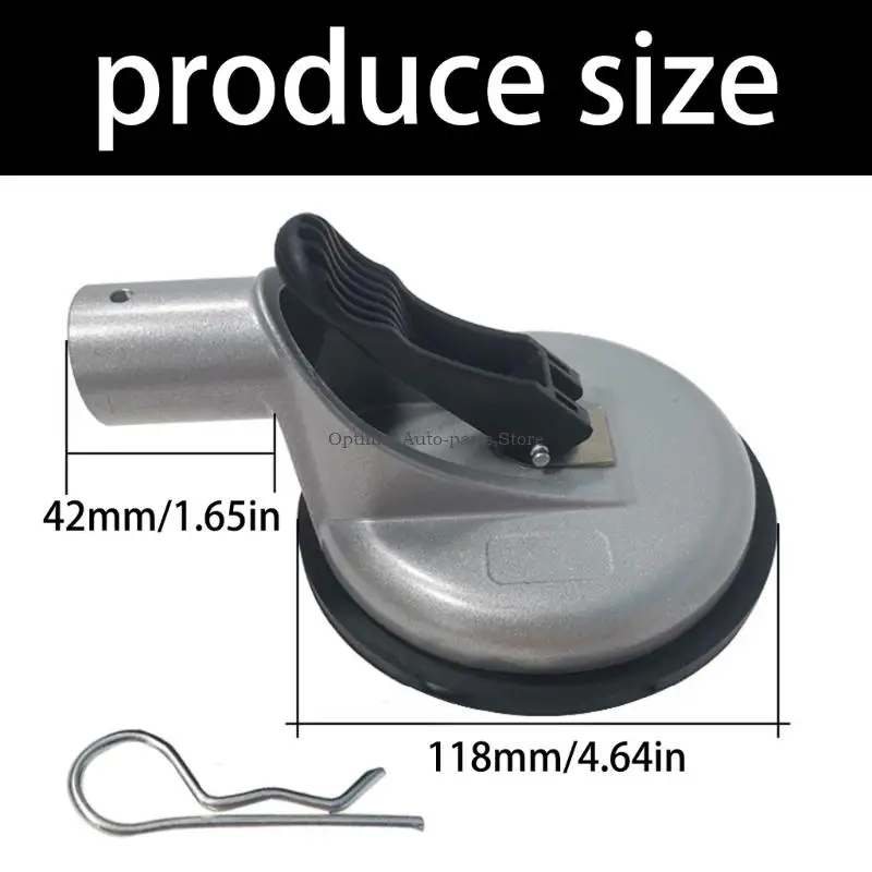 

Suction Cup Base With Rubber Mount For Motorhome Off Road Vehicle Easy Install