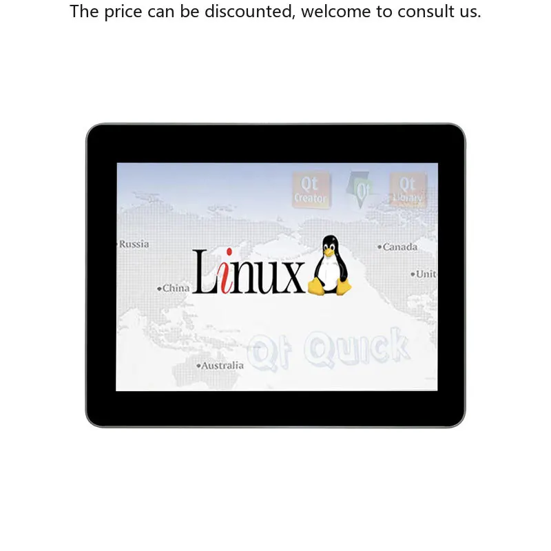 

8 Inch Resistive Touch HMI Panel PC With Linux Ubuntu20.04 Core+LXQT-0.14.1 Desktop System Industrial Panel PC In Stock