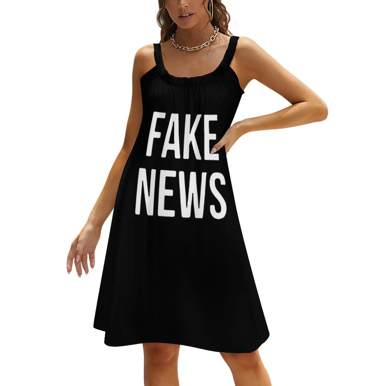 

Fake News Beach Sling Skirt luxury women's party dress evening prom Women's summer suit Long veiled dresses