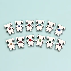 170pcs DIY Floating Locket Living Memory Charms Birthstone Girl Boy For Glass Floating Locket Beautiful Nail Gift Wholesales