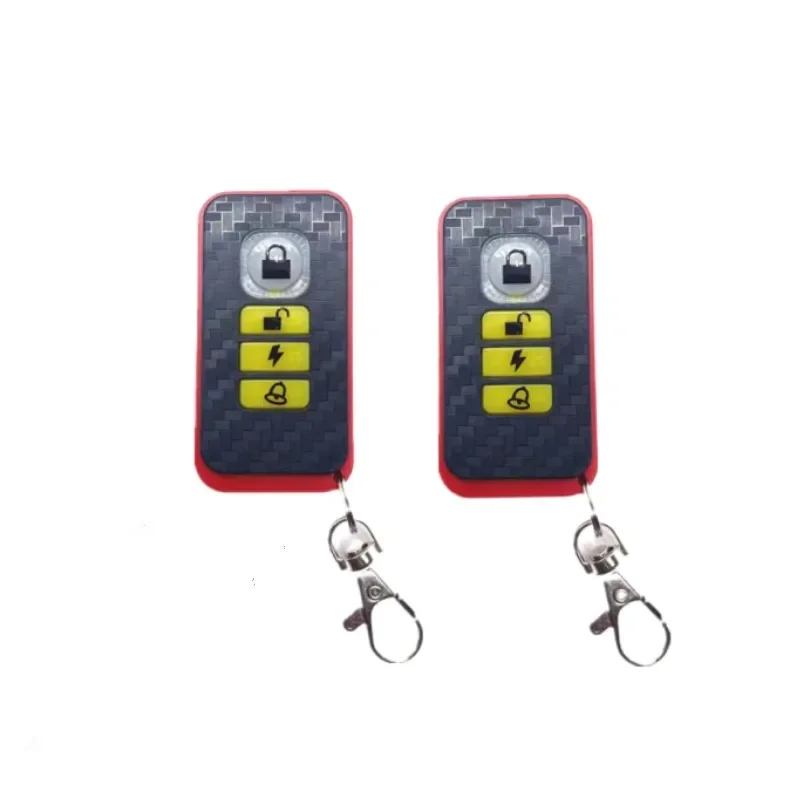 1Set 12V Motorcycle Theft Protection Remote Activation Motorbike Burglar Alarm Accessories With Remote Control + key