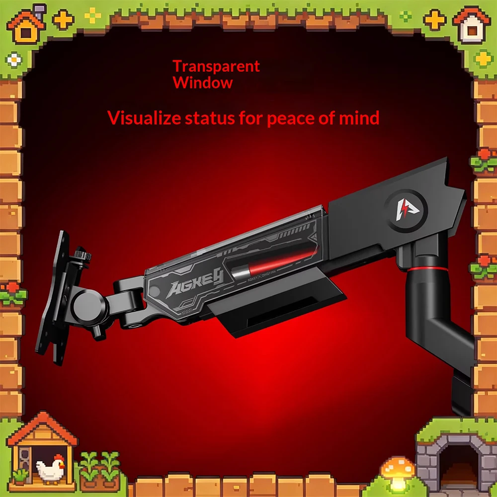 

Кронштейн для монитора AGKey S1 с двойной амортизацией и торсионной пружинной конструкцией, подходит для экранов 14-42 дюймов