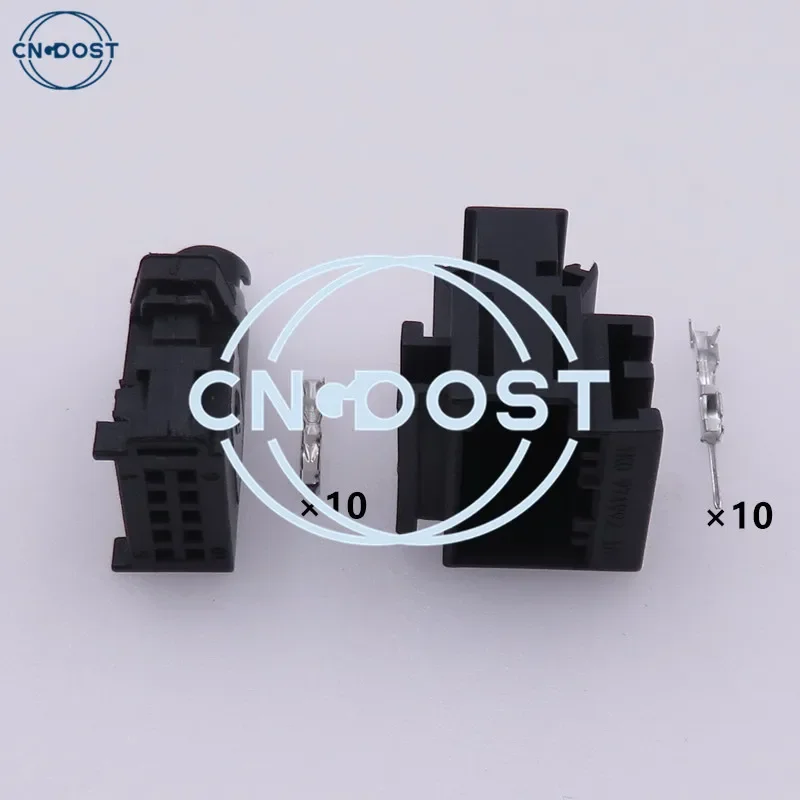 

Комплект из 10-контактных разъемов 8E0971980 1K0971992 для автомобильного зеркала заднего вида, блока управления фарами и проводки, 8E0 971 980 для VW