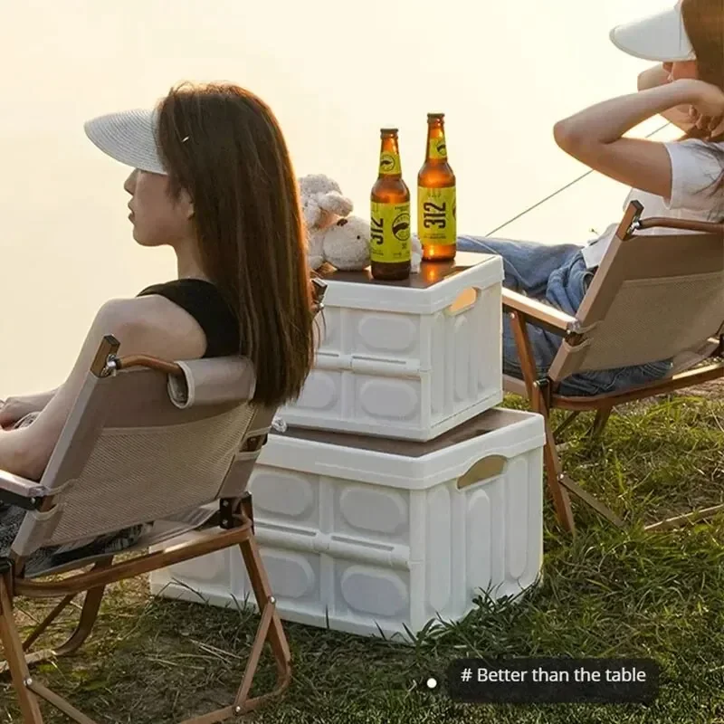 2027 Outdoor Camping Folding B - Outdoor Camping Folding Storage Box ulasan dan harga