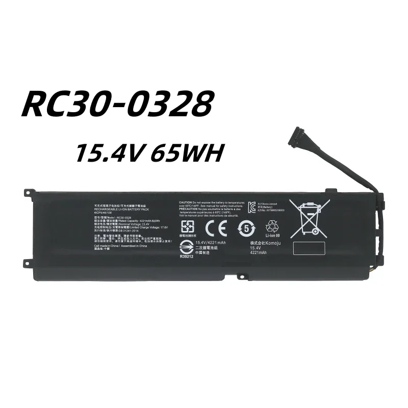 

RC30-0328 Laptop Battery For Razer Blade15 Base Edition 2020 2021 RZ09-0328 RZ09-03304x RZ09-03305x RZ09-0330x RZ09-0330