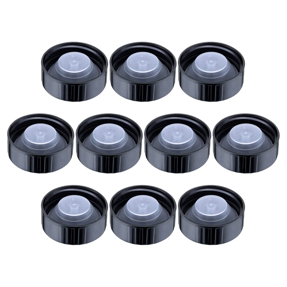 

10 Pcs Bakelite Cover Bottle Cap Caps Lids Wooden Screw Resin Growler Plastic Poly