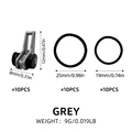 Gray-10pcs