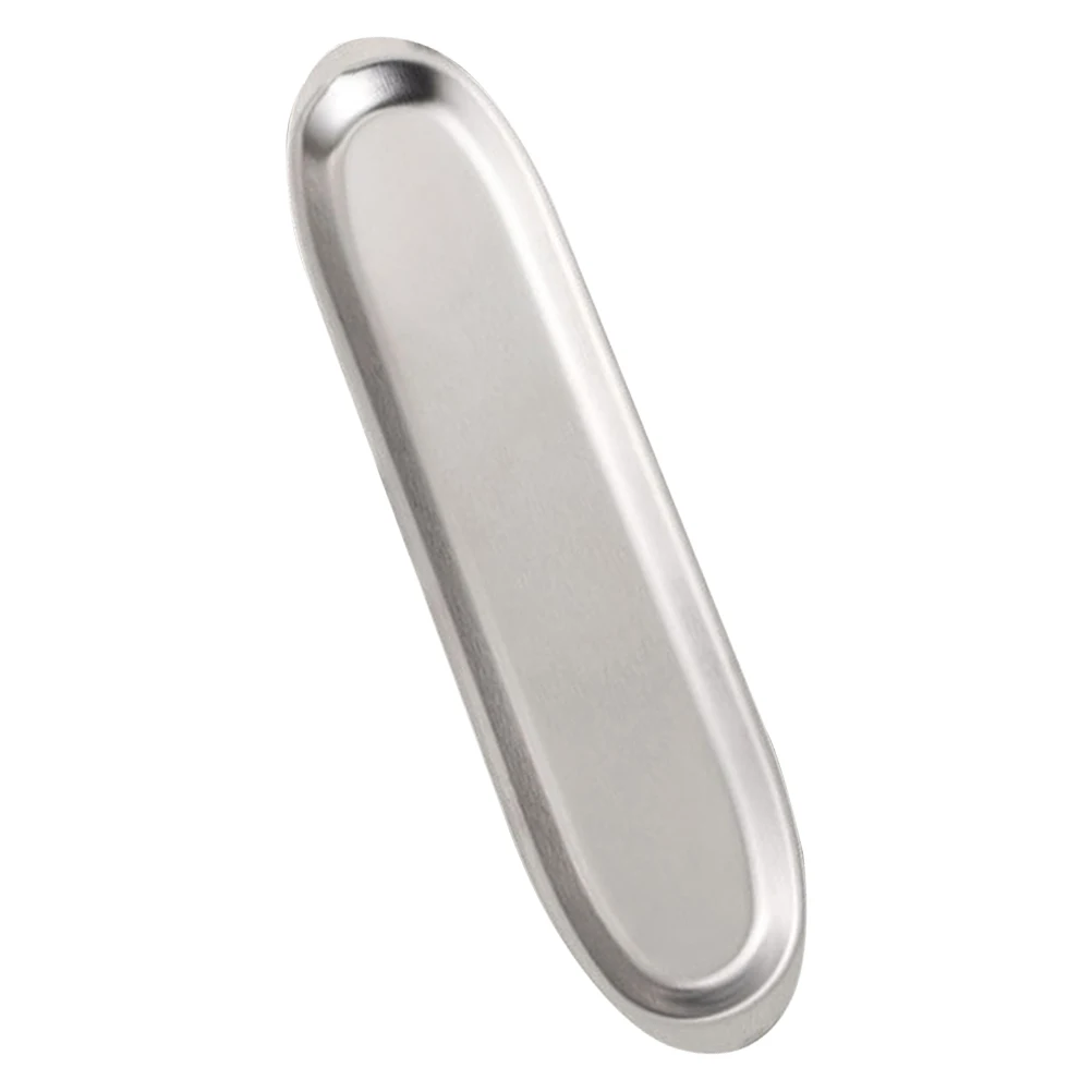

Stainless Steel Plate for Hot Pot Shrimp Paste Meatball Restaurant Tableware Smooth Easy Cleaning Modern Decor Practical