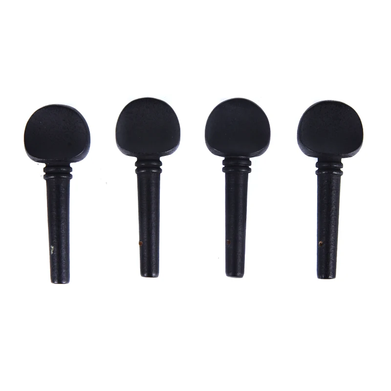 

4pcs 4/4 Wooden Cello Pegs Shafts Handle Musical Instruments Solid Wood Cello