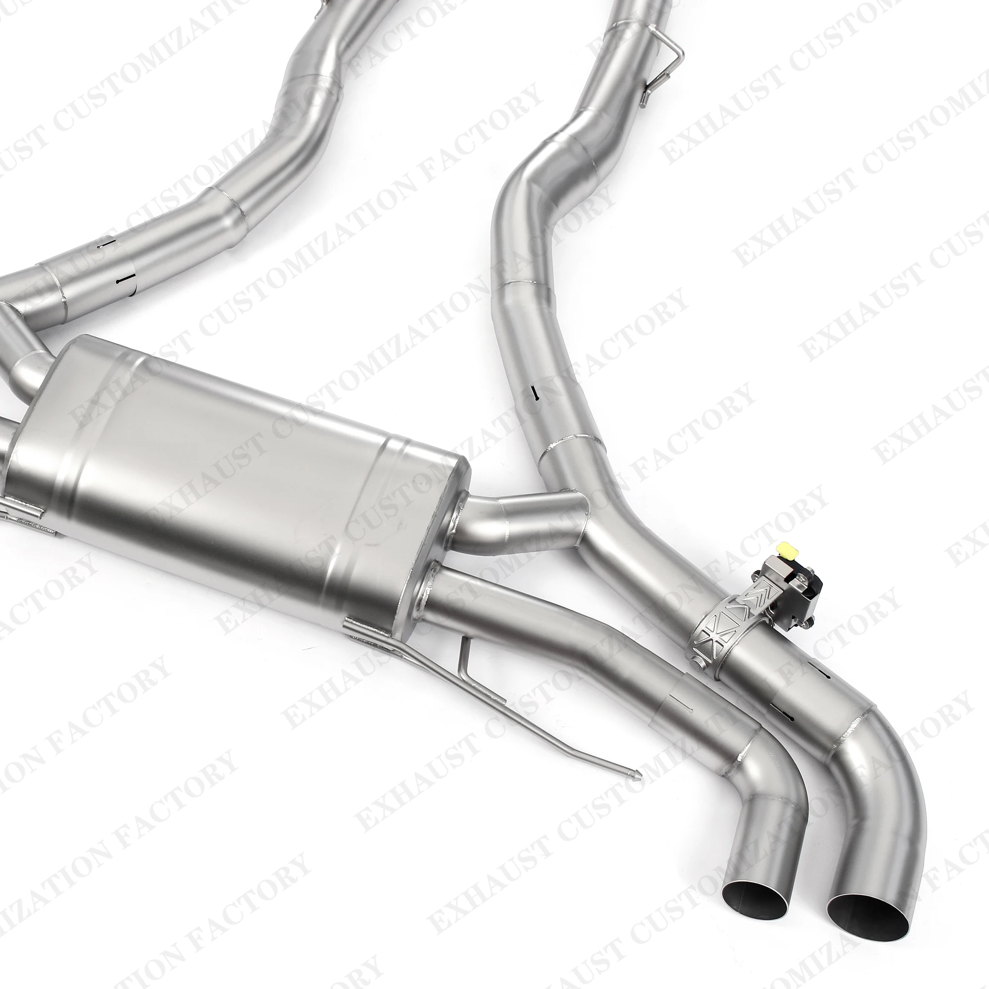 For BMW X6 M F96 F86 4.4T Catback Exhaust System Electric Valved Muffler Remote Control