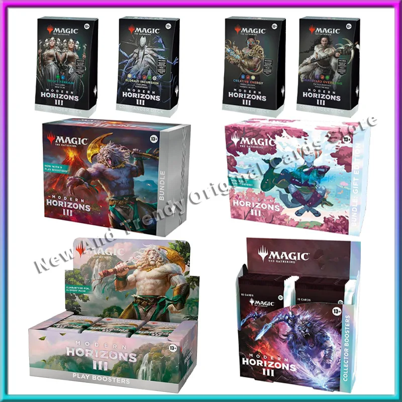 Oryginalny pakiet Magic The Gathering Modern Horizons 3: Commander Deck, Play Booster Box, Deluxe Bundle Card Game Gift Collectible