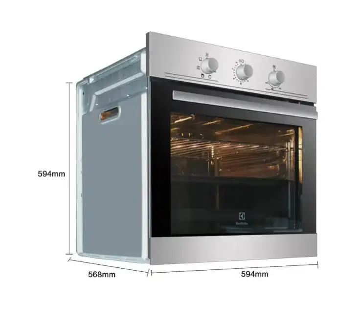 Big Capacity Stainless Steel Built-in Ovens Bakery Oven for Kitchen Timer Function