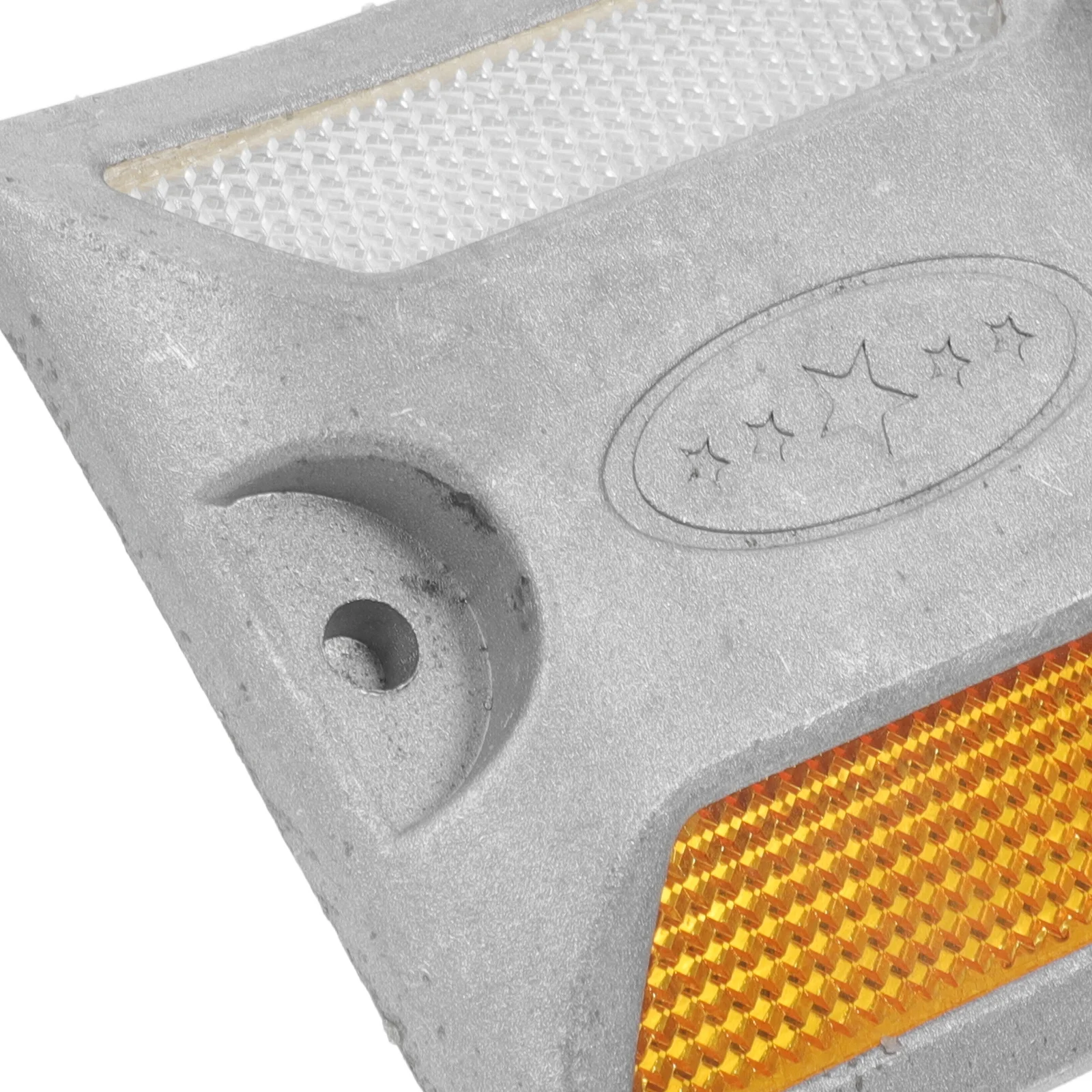 Aluminum Road Marker Reflective Emergency Stud Durable Plastic Roadside Reflectors for Driveway Traffic Navigation