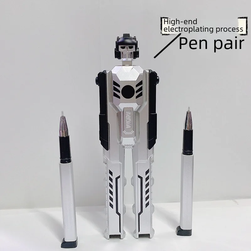 Creative Deformable Robot Modeling Gel Pen New Deformable Neutral Pen Removable Pen Learning Supplies Glass pen