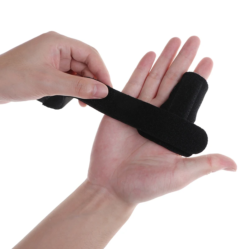 

1PCS Adjustable Finger Splint Brace Trigger Finger Support Fracture Fix Pain Relief New!