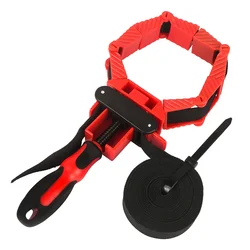 Multifunction Belt Clamping Tools Woodworking Tool Quick Adjustable Nylon Belt Clamp Polygonal Clip 90 Degres Strap Clip