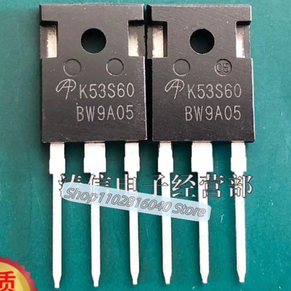 10PCS/Lot AOK53S60 K53S60  TO-247 53A 600V MOS  Best Quality Imported Original Spot