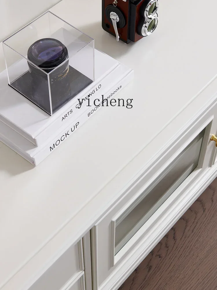 XL solid wood light luxury TV cabinet light luxury simple coffee table TV cabinet combination set furniture